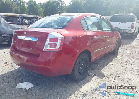 2010 Nissan Sentra 2.0S from USA, damaged, VIN 3N1AB6AP1AL648290